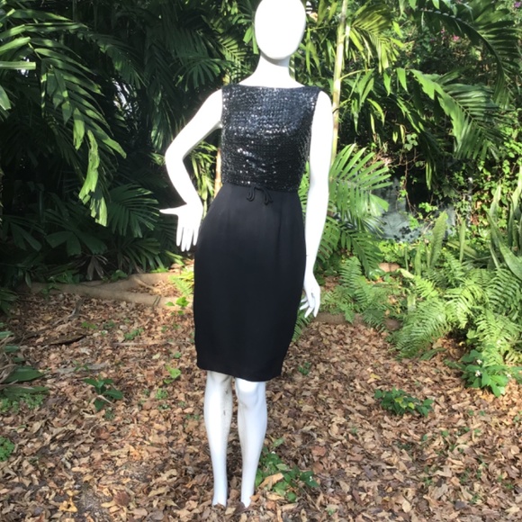 Vintage 1950s cocktail Dress - Picture 6 of 13